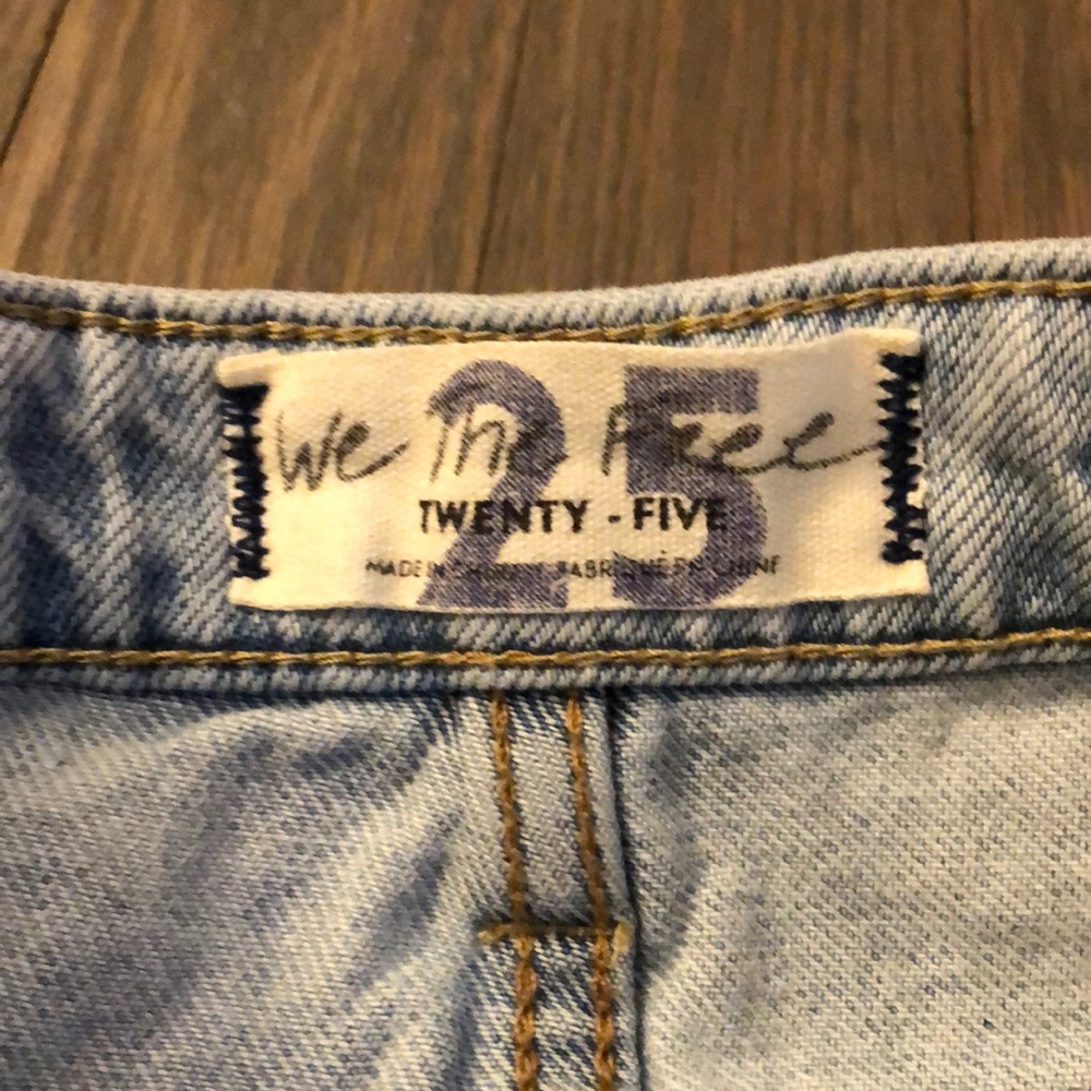 Free People NWT Jean skirt🔥🔥🔥🔥😍😍 - Picture 10 of 12